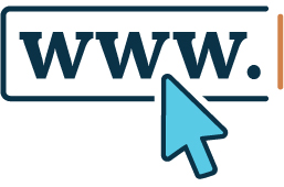 A website icon. 