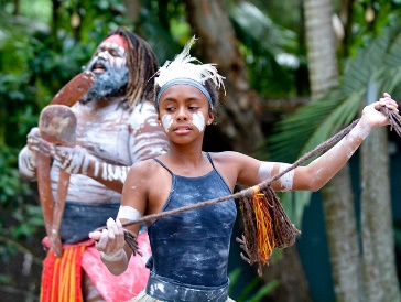 A person participating in a cultural event. 