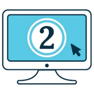 A website icon with the number 2.