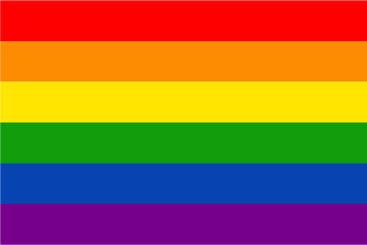 the rainbow pride flag.