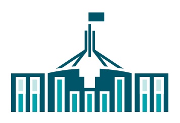 A Parliament House icon.