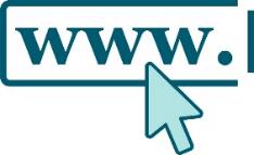 Website address icon. 