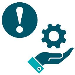 A services icon. Above is an importance icon.