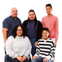 A photo of a family.